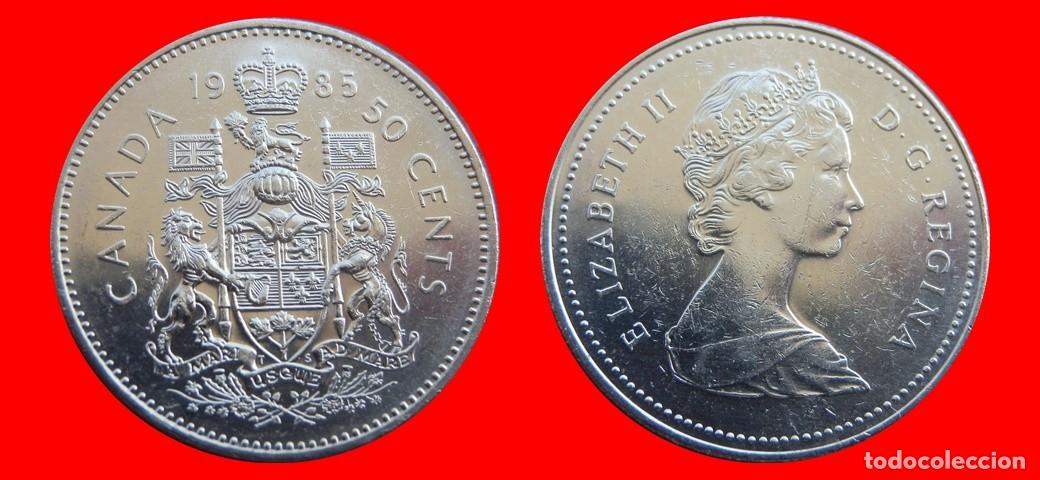 Monedas antiguas de Am&eacute;rica: 50 CENTAVOS 1985 CANADA-143668