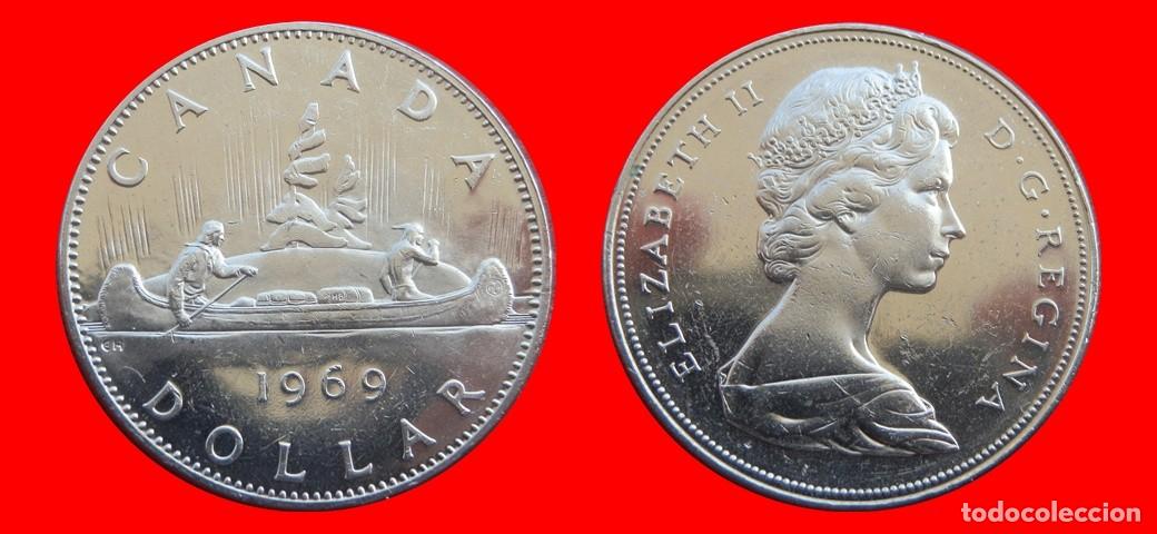 Monedas antiguas de Am&eacute;rica: 1 DOLAR 1969 CANADA-143671