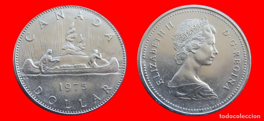 Monedas antiguas de Am&eacute;rica: 1 DOLAR 1975 CANADA-143672