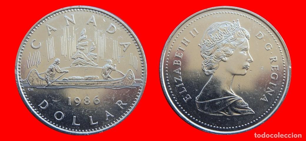 Monedas antiguas de Am&eacute;rica: 1 DOLAR 1986 CANADA-143675