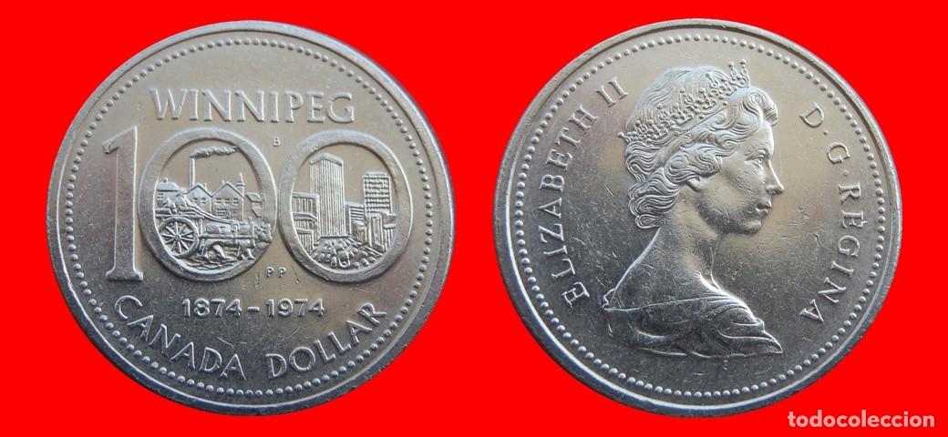 Monedas antiguas de Am&eacute;rica: 1 DOLAR 1974 CANADA-143679