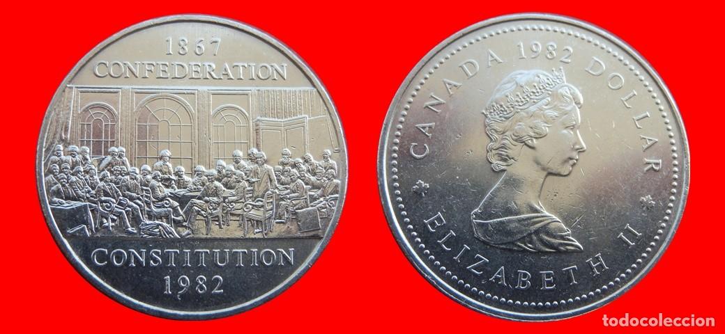 Monedas antiguas de Am&eacute;rica: 1 DOLAR 1982 CANADA-143680