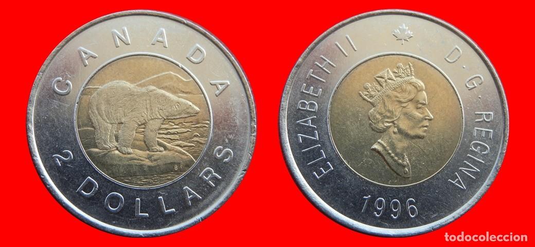 Monedas antiguas de Am&eacute;rica: 2 DOLARES 1996 CANADA-143683