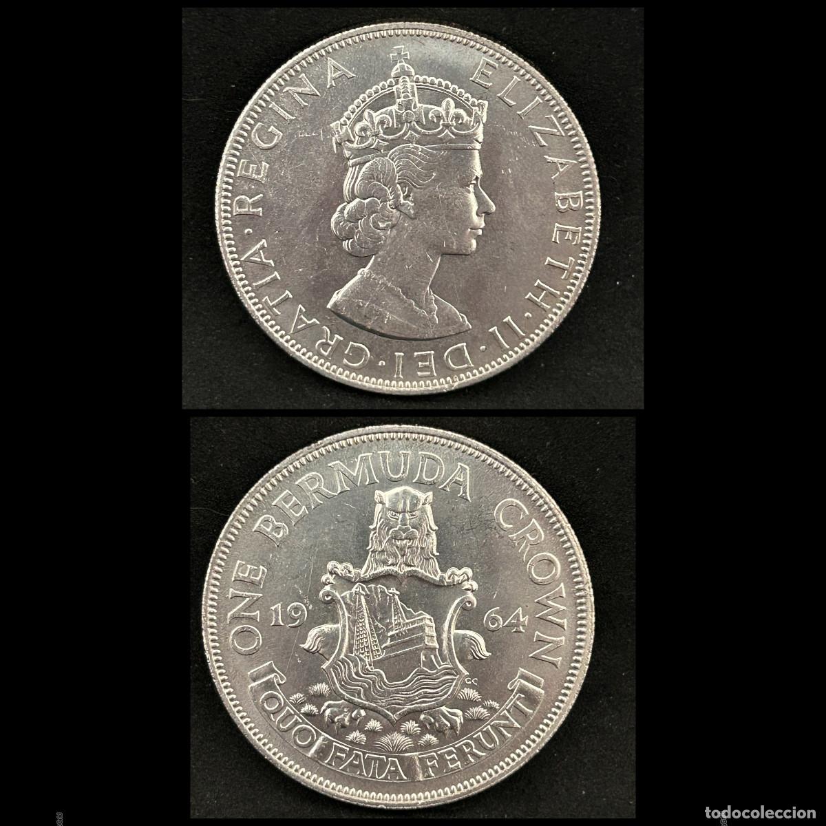 Monedas antiguas de Am&eacute;rica: Moneda de Bermudas 1964