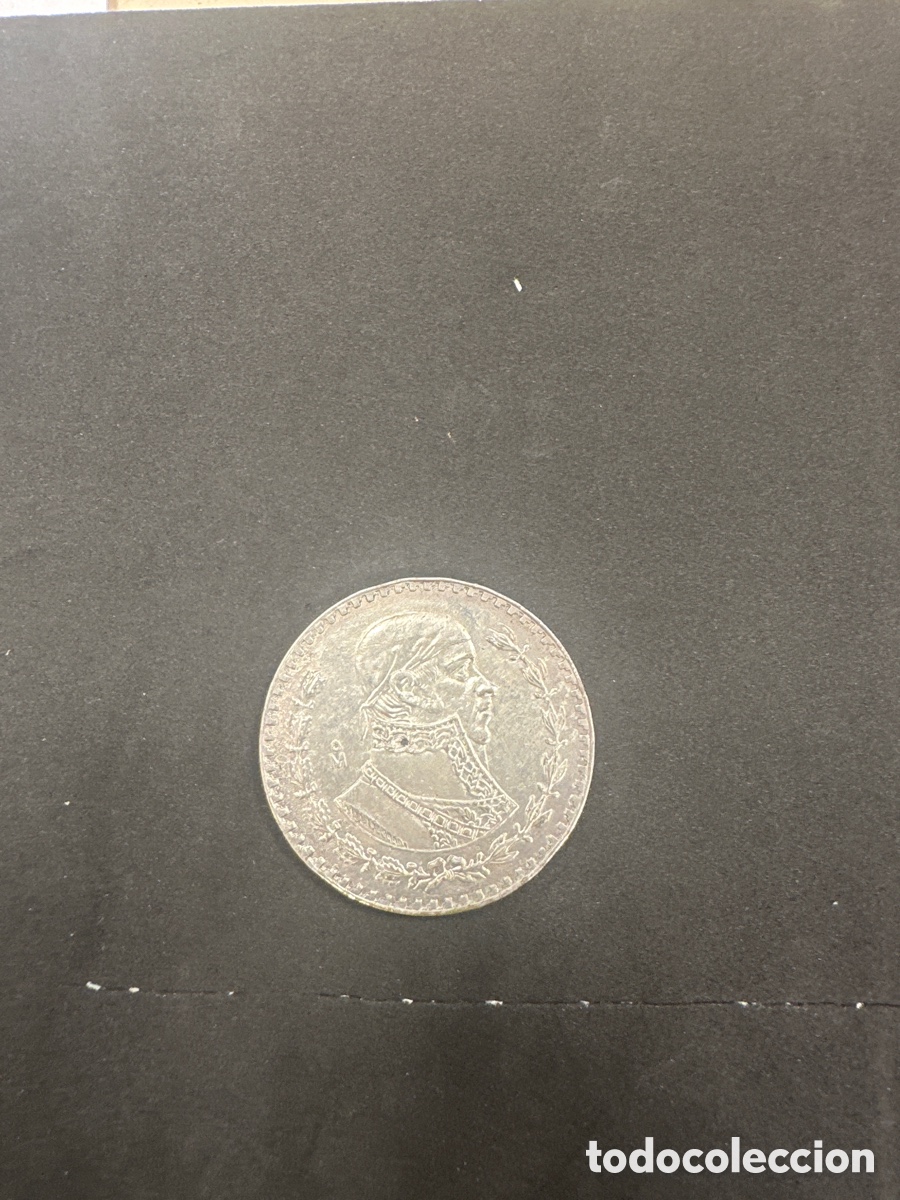 Monedas antiguas de Am&eacute;rica: Moneda de M&eacute;xico de plata 1 peso a&ntilde;o 1957