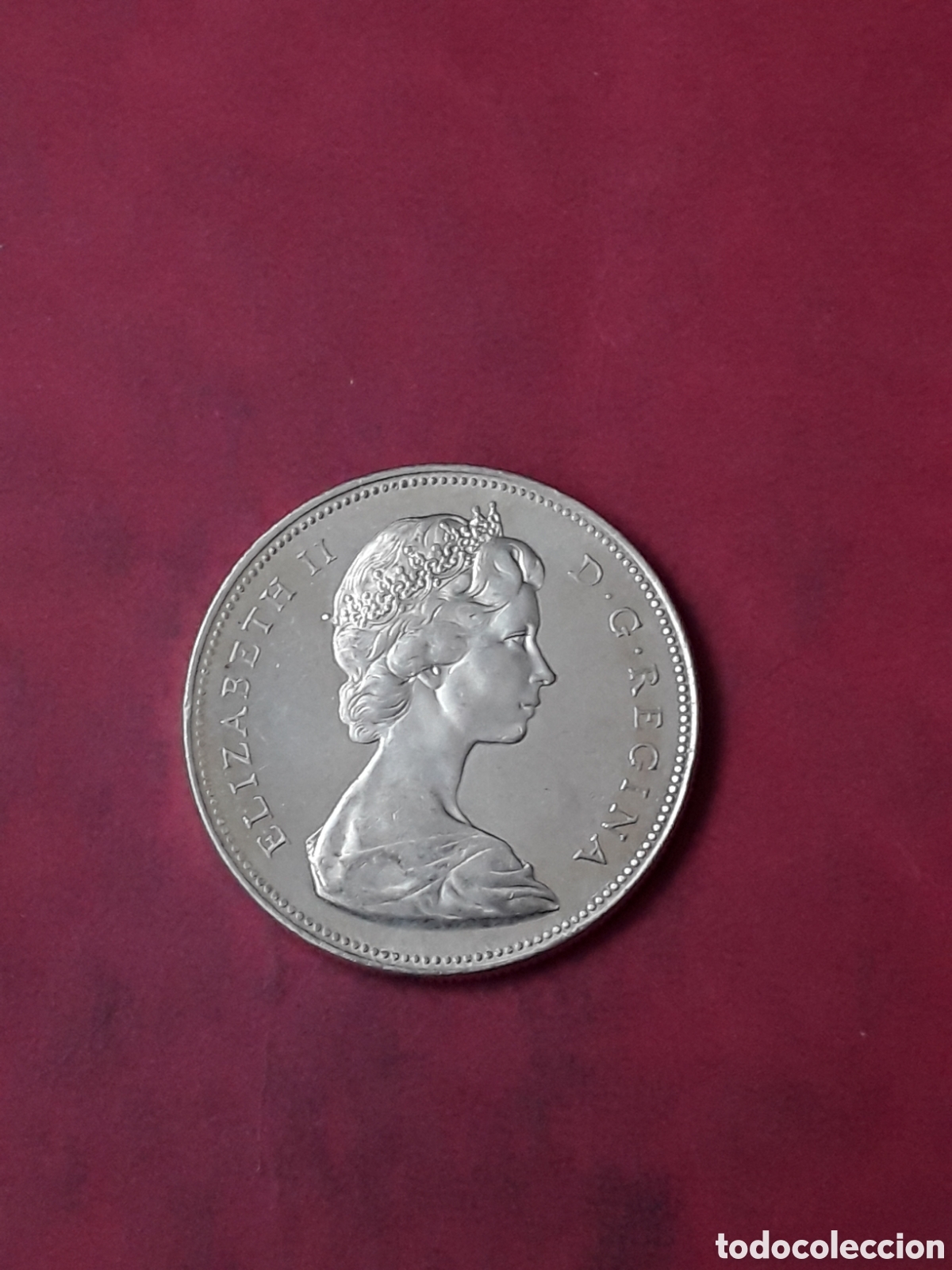 Monedas antiguas de Am&eacute;rica: 1 DOLAR DOLLAR CANADA 1966 PLATA . - Foto 2