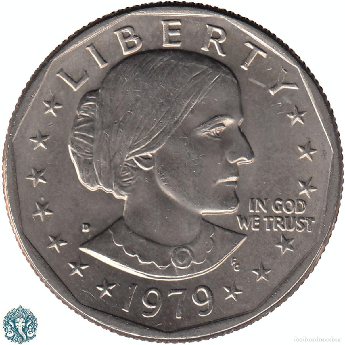 Monedas antiguas de Am&eacute;rica: ESTADOS UNIDOS 1 D&oacute;lar 1979 Susan B. Anthony Ceca D (Denver) KM#207
