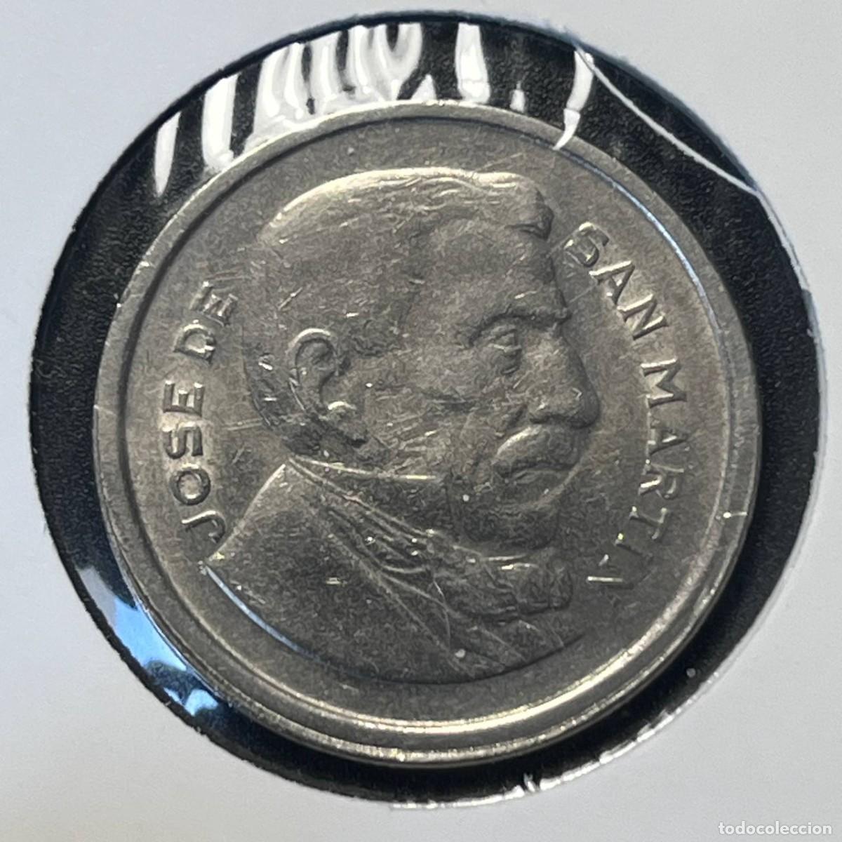 Monedas antiguas de Am&eacute;rica: ARGENTINA 50 CENTAVOS 1954 KM#49 &rdquo;Jos&eacute; de San Martin&rdquo;