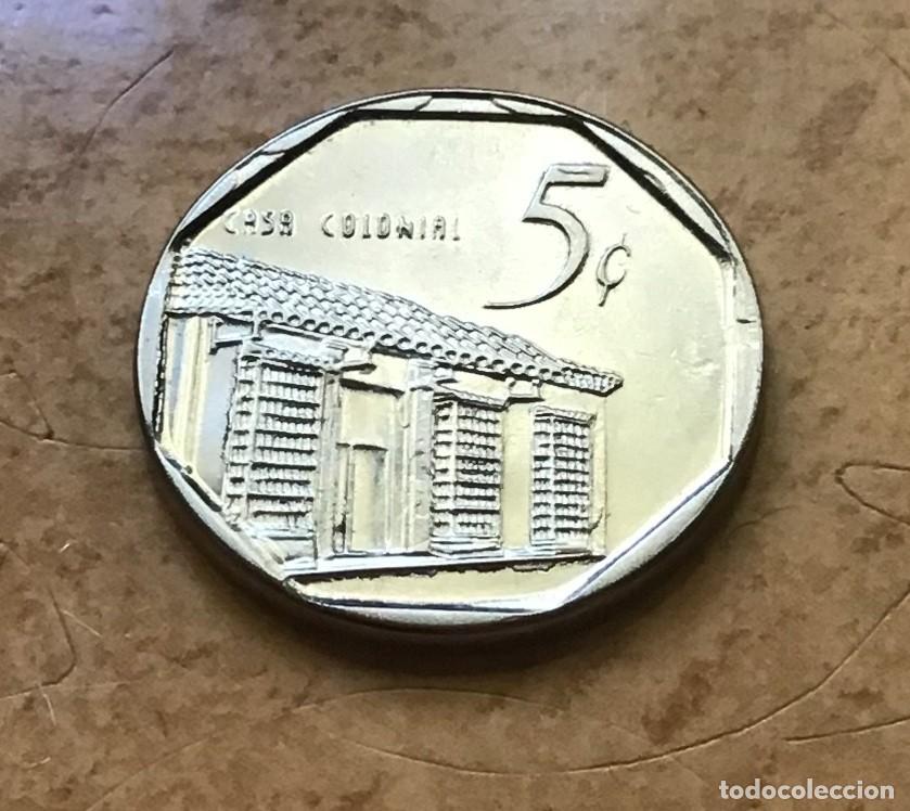 Monedas antiguas de Am&eacute;rica: 5 centavos de Cuba. A&ntilde;o 2016 - Foto 2