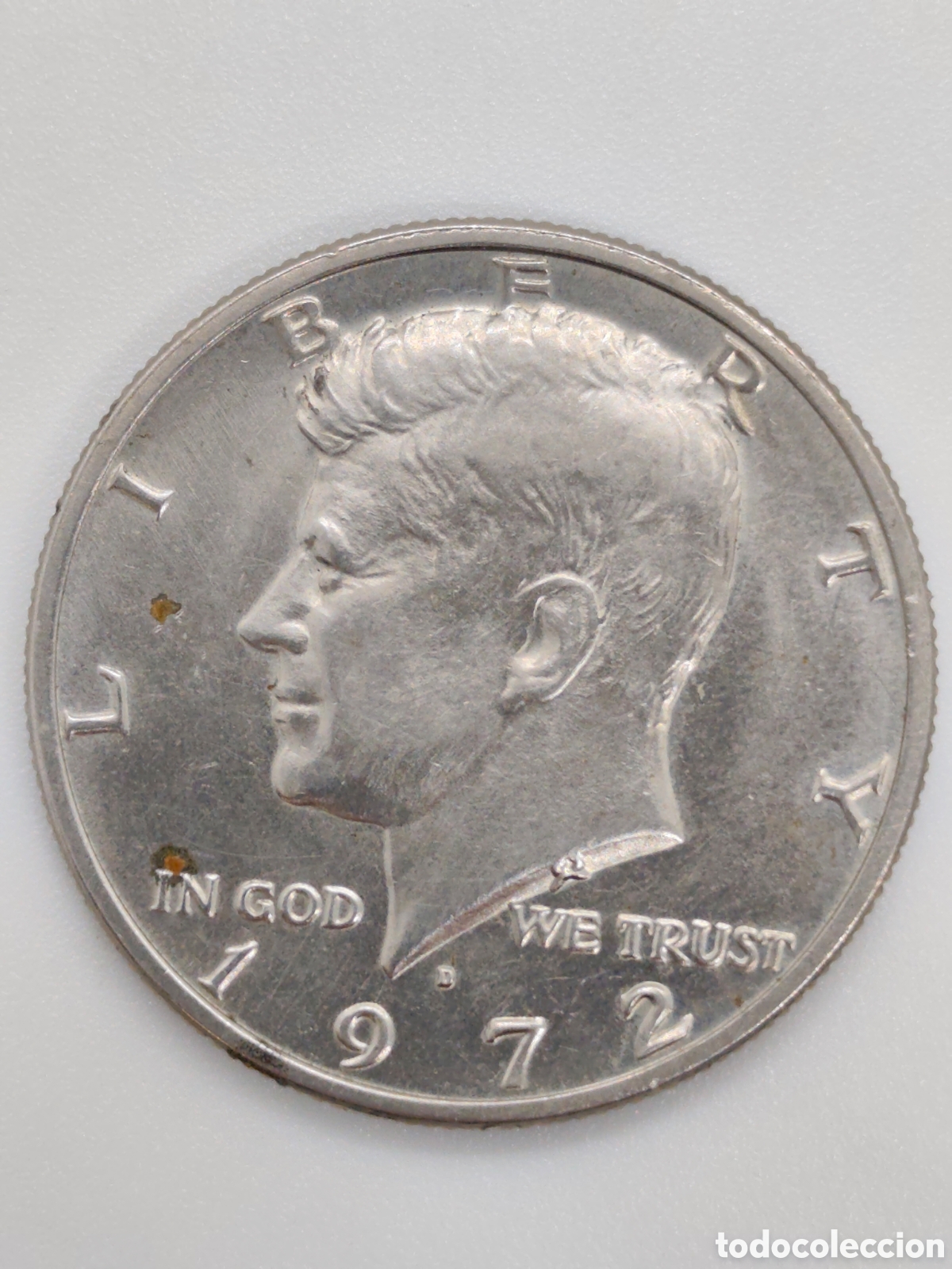 Monedas antiguas de Am&eacute;rica: MONEDA USA HALF DOLLAR 1972KENNEDY