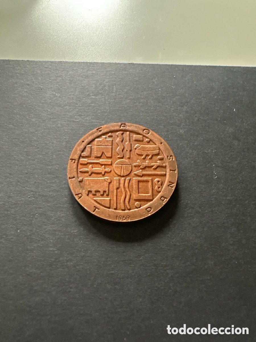 Monedas antiguas de Am&eacute;rica: Moneda de Uruguay de 1000 pesos a&ntilde;o 1969 sin circular