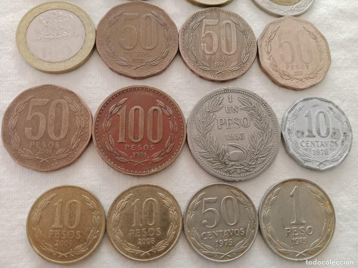 Monedas antiguas de Am&eacute;rica: CHILE lote 13 monedas - Foto 3