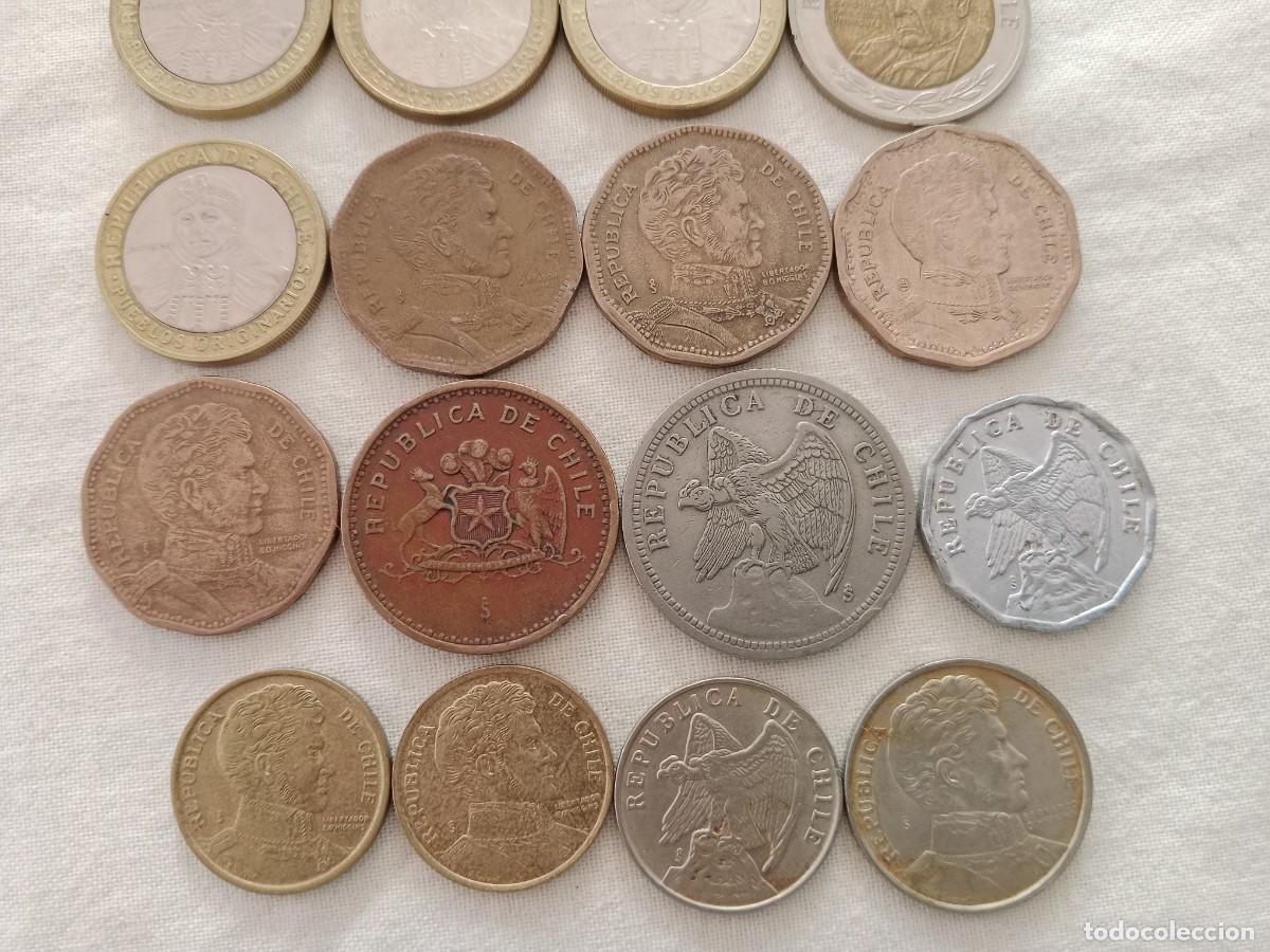 Monedas antiguas de Am&eacute;rica: CHILE lote 13 monedas - Foto 4
