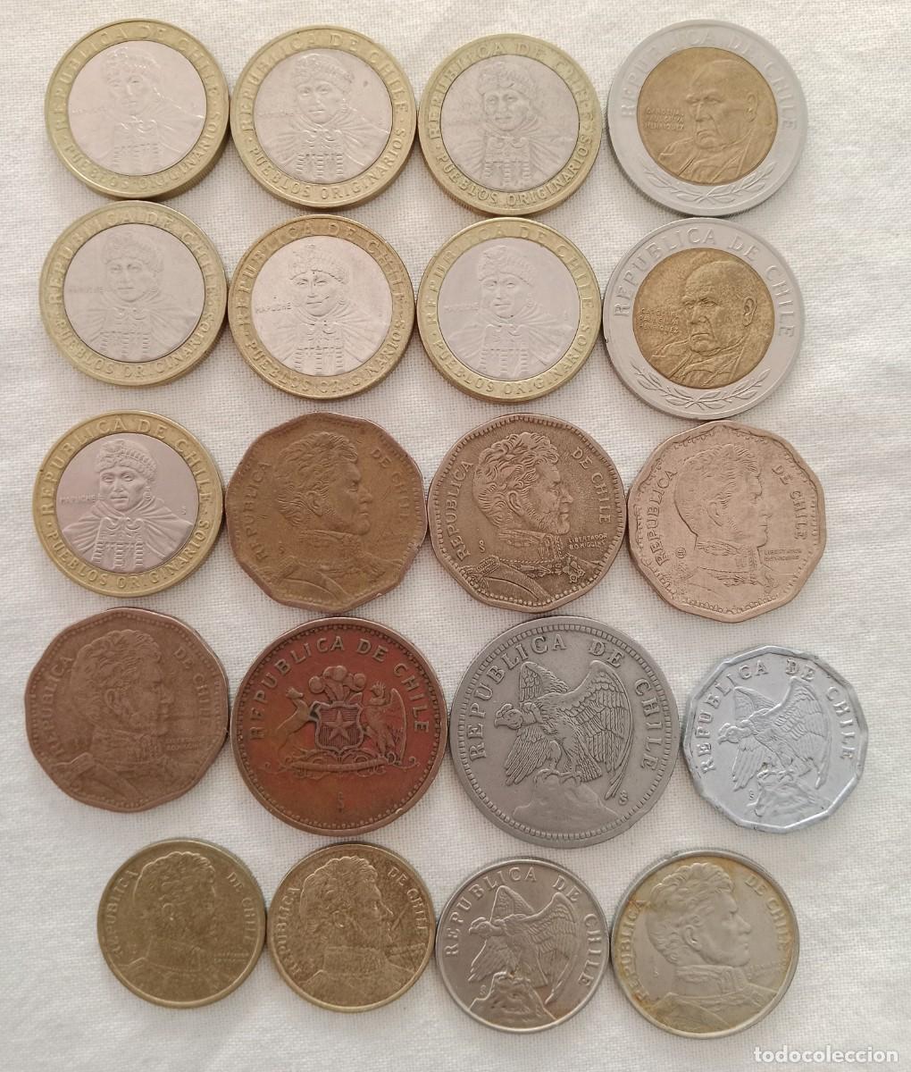 Monedas antiguas de Am&eacute;rica: CHILE lote 13 monedas - Foto 6