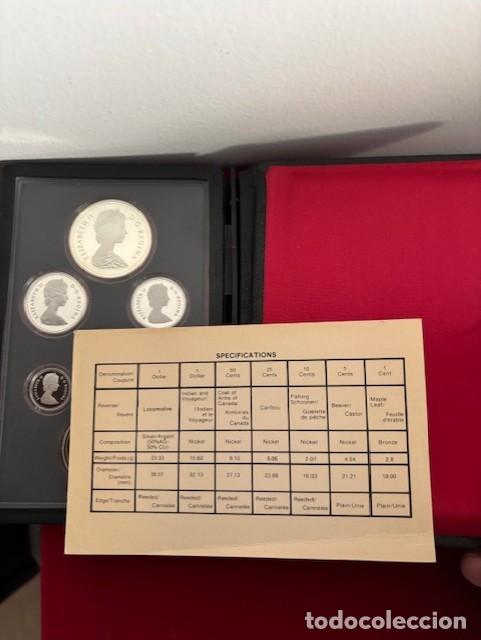 Monedas antiguas de Am&eacute;rica: Set de 7 monedas Canad&aacute; 1981 - Foto 3