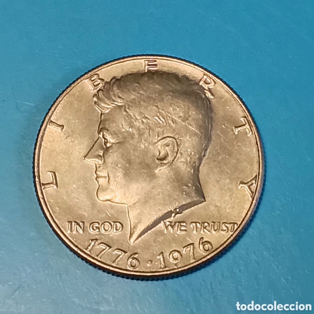 Monedas antiguas de Am&eacute;rica: E.E.U.U. (USA) 1/2 DOLAR (DOLLAR) CU-NI 1976 CONMEMORATIVA BICENTARIO DE LA INDEPENDENCIA FDC