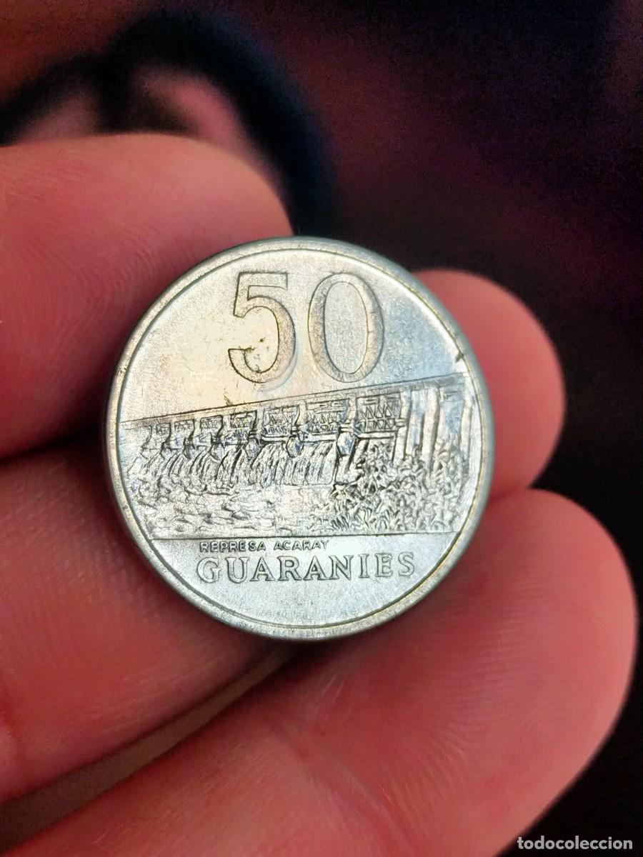 Monedas antiguas de Am&eacute;rica: MONEDA DE 50 CINCUENTA GUARANIES REPUBLICA DEL PARAGUAY 1980 MUY BUENA CONSERVACION