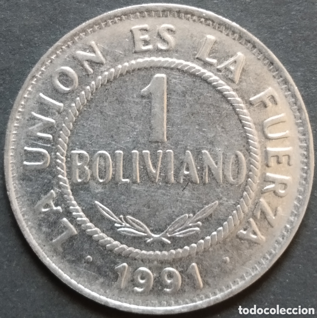 Monedas antiguas de Am&eacute;rica: MONEDA - BOLIVIA 1 BOLIVIANO 1991
