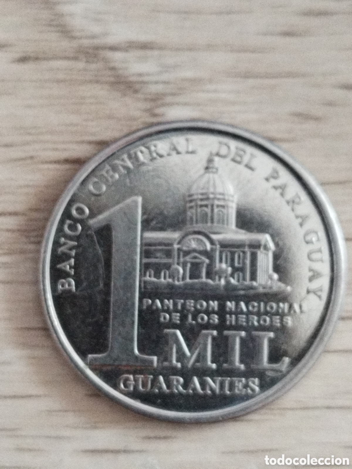 Monedas antiguas de Am&eacute;rica: Paraguay 1000 guaran&iacute;s de 2018 SC km#198 Varsovia