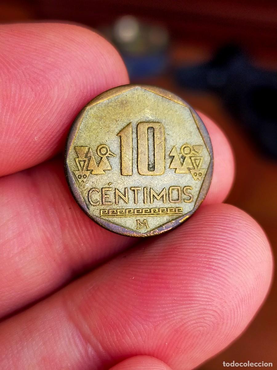 Monedas antiguas de Am&eacute;rica: MONEDA DE 10 DIEZ CENTIMOS RESERVA DEL PERU 2002 BUENA CONSERVACION