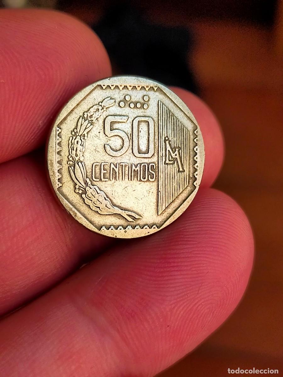 Monedas antiguas de Am&eacute;rica: MONEDA DE 50 CINCUENTA CENTIMOS RESERVA DEL PERU 1994 BUENA CONSERVACION