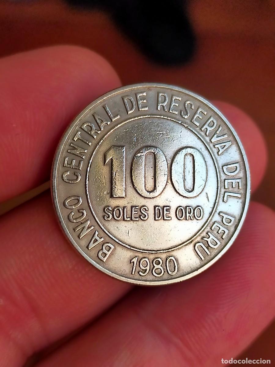 Monedas antiguas de Am&eacute;rica: MONEDA DE 100 CIEN SOLES DE ORO RESERVA DEL PERU 1980 MUY BUENA CONSERVACION