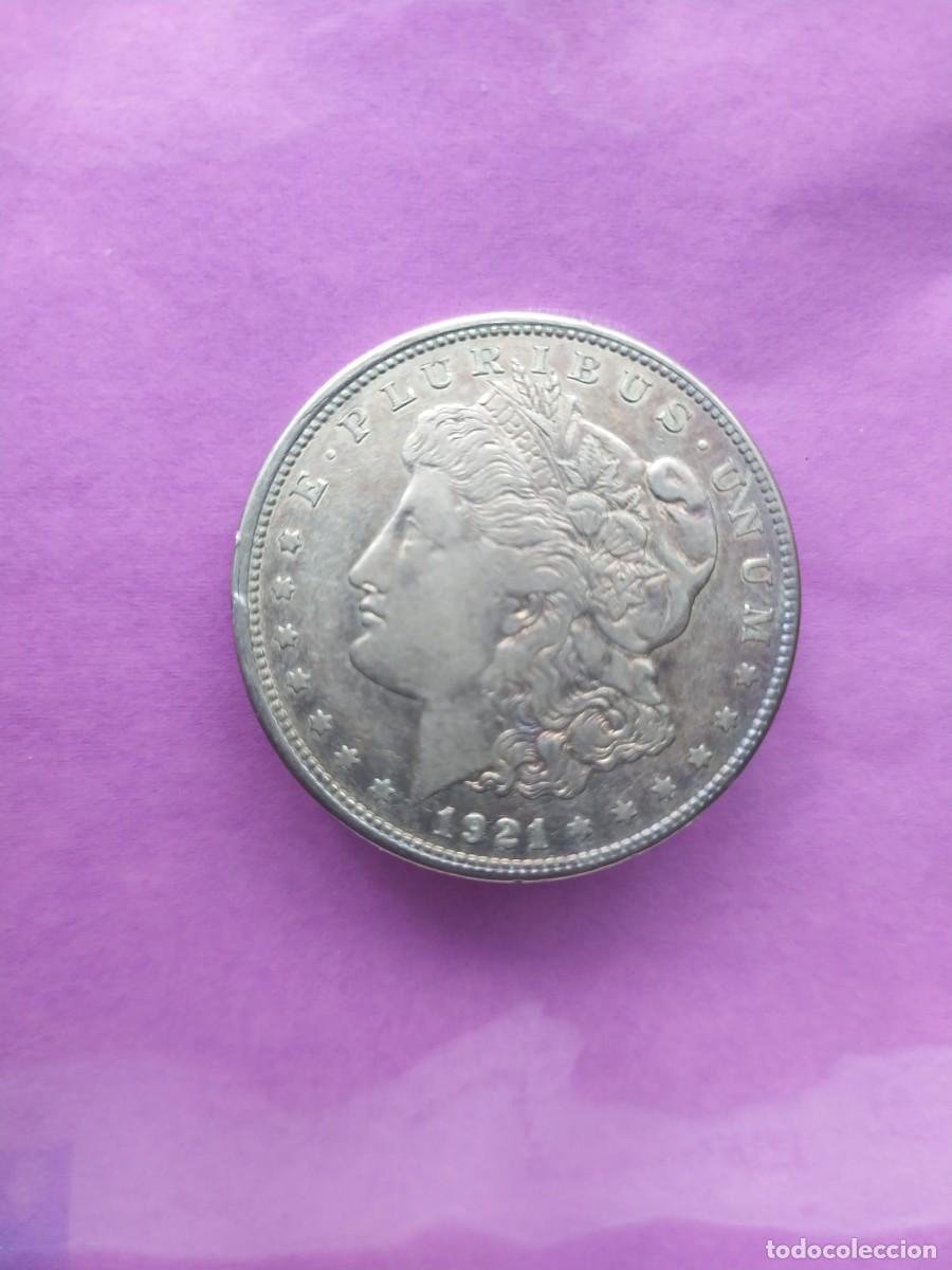 Monedas antiguas de Am&eacute;rica: DOLAR MORGAN 1921 EN PERFECTO ESTADO