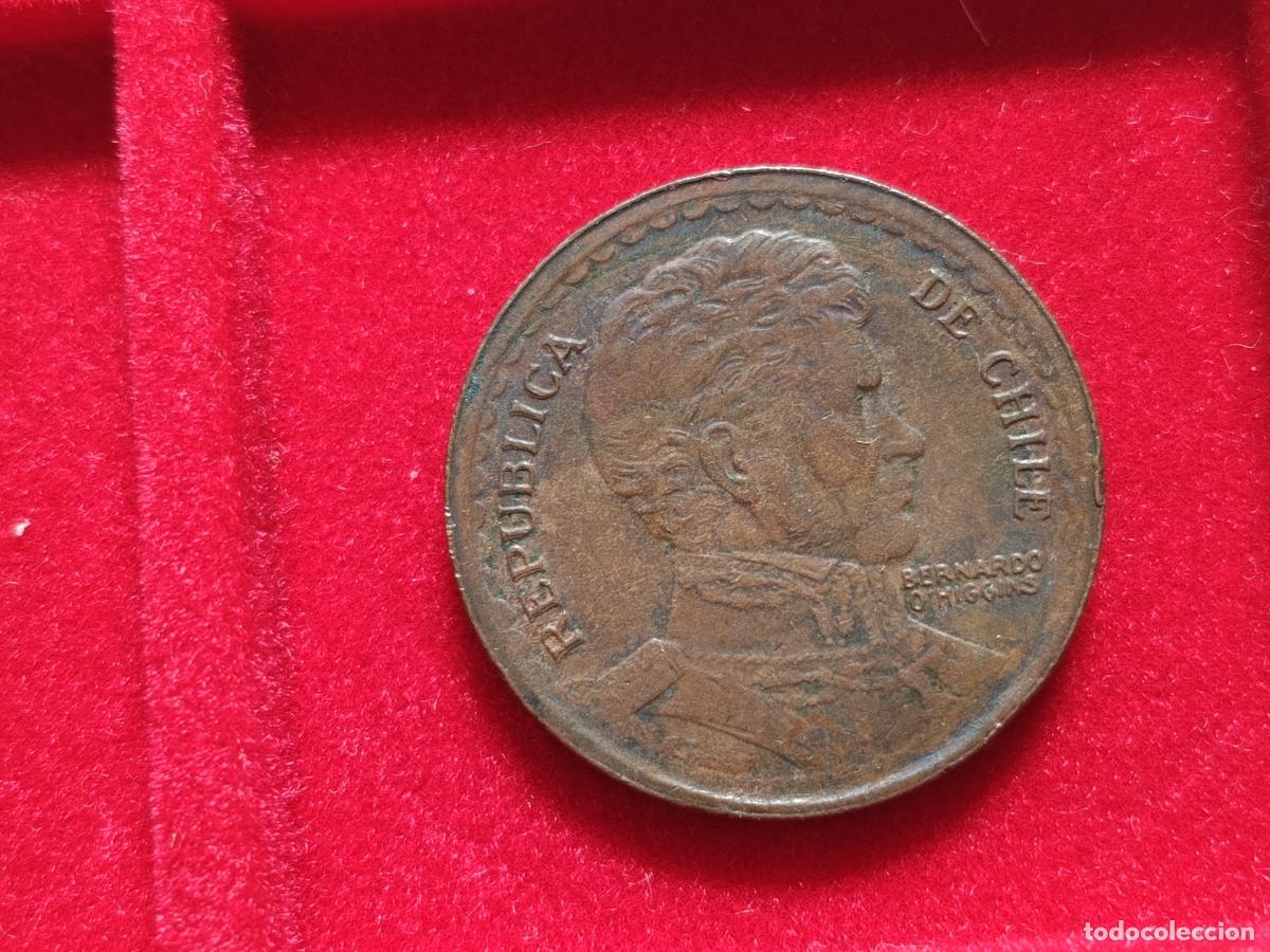 Monedas antiguas de Am&eacute;rica: MONEDA DE 1 PESO, CHILE. 1954 - Foto 2