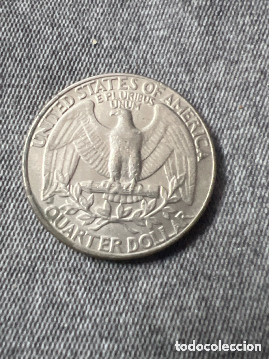 Monedas antiguas de Am&eacute;rica: X170. MONEDA ESTADOS UNIDOS USA QUARTER DOLLAR 25 CENTAVOS DOLAR 1990