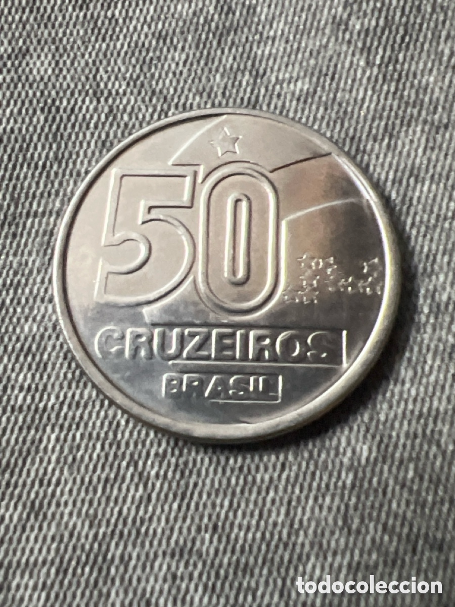 Monedas antiguas de Am&eacute;rica: X173. MONEDA - BRASIL - 50 CRUZEIROS 1992