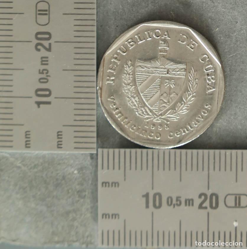 Monedas antiguas de Am&eacute;rica: MONEDA. Cuba - 25 Centavos - Iglesia de la Trinidad 1998