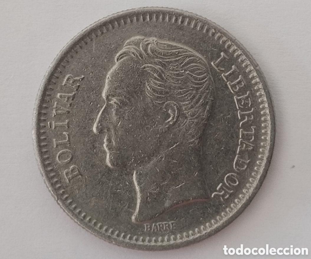 Monedas antiguas de Am&eacute;rica: MONEDA DE VENEZUELA DE 50 C&Eacute;NTIMOS 1965 (FOTO)