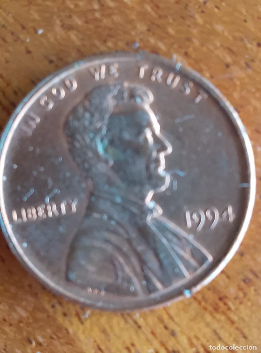 Monedas antiguas de Am&eacute;rica: MONEDA ONE CENT 1 CENTAVO DOLAR 1994
