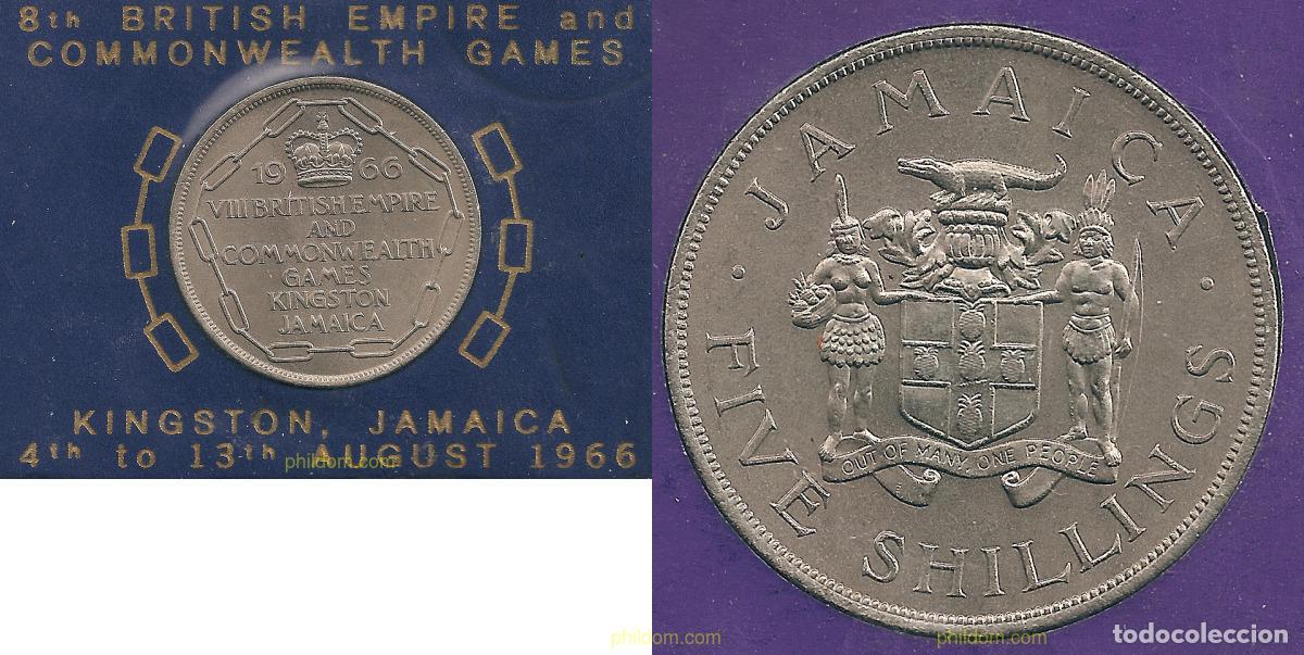 Monedas antiguas de Am&eacute;rica: 539 JAMAICA 1966 VIII JUEGOS DE LA COMAN COMMONWELTH
