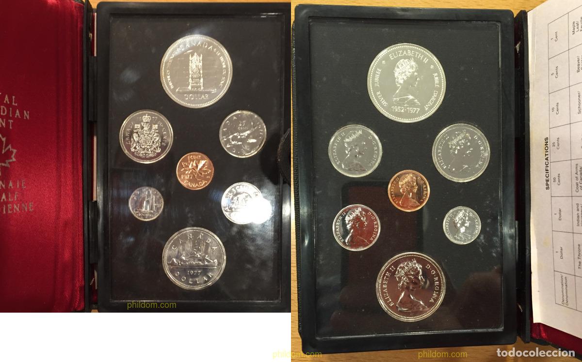 Monedas antiguas de Am&eacute;rica: 1770 CANADA 1977 ROYAL CANADIAN MINT 1977 PROOF