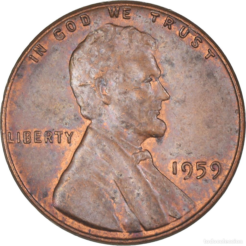 Monedas antiguas de Am&eacute;rica: [#1140495] Moneda, Estados Unidos, Lincoln Cent, Cent, 1959, U.S. Mint, Philadelphia, MBC