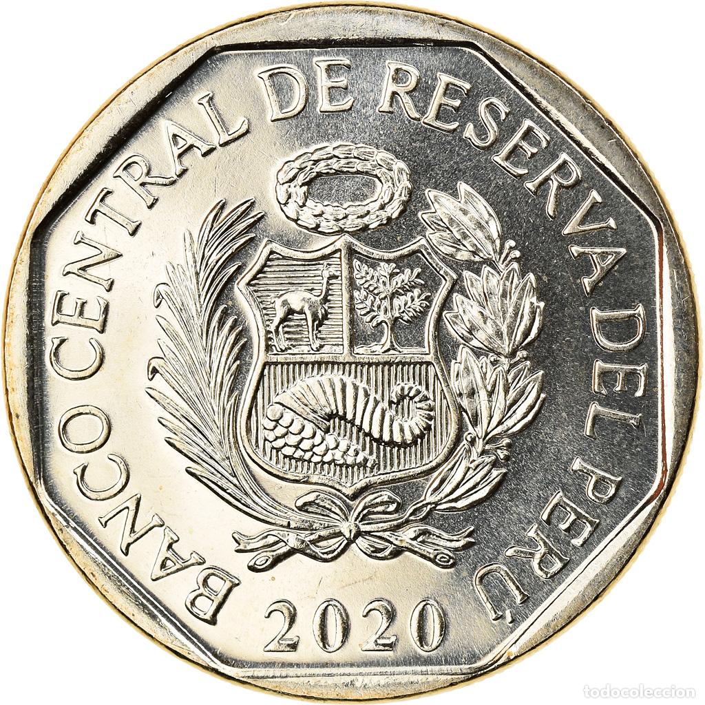 Monedas antiguas de Am&eacute;rica: [#820412] Moneda, Per&uacute;, Maria Parado de Bellido, Sol, 2020, SC, N&iacute;quel - lat&oacute;n