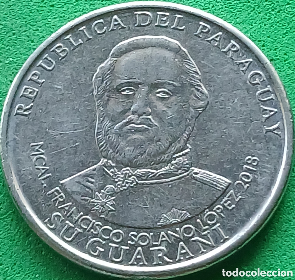 Monedas antiguas de Am&eacute;rica: Paraguay 1000 guaran&iacute;es 2018 km#198