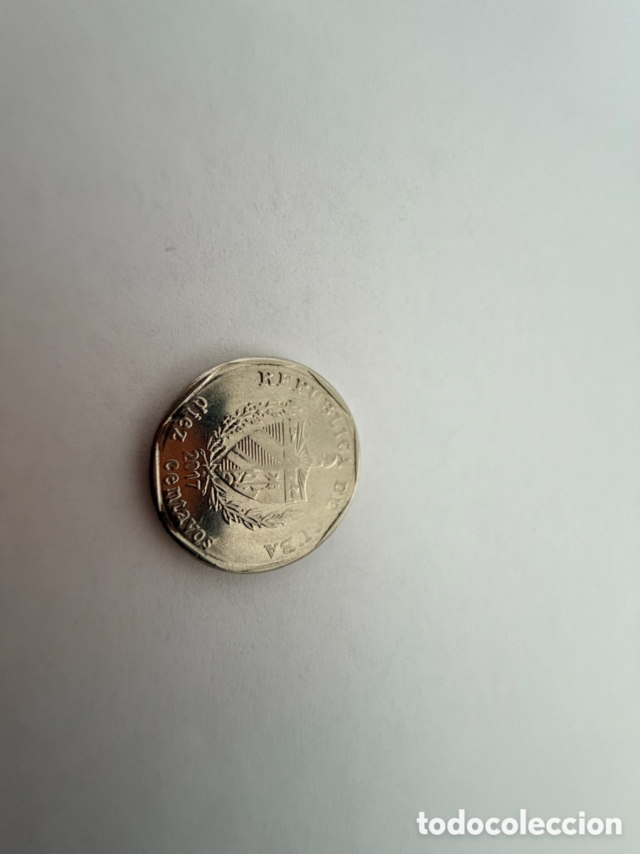 Monedas antiguas de Am&eacute;rica: 10 Centavos de Cuba (2017)