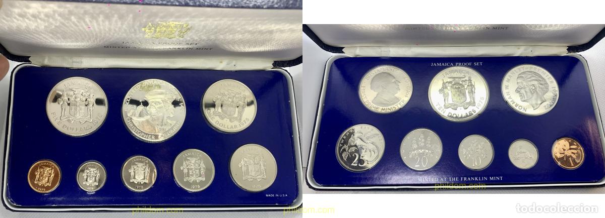 Monedas antiguas de Am&eacute;rica: 3149 JAMAICA 1975 JAMAICA 1975 PROOF SET
