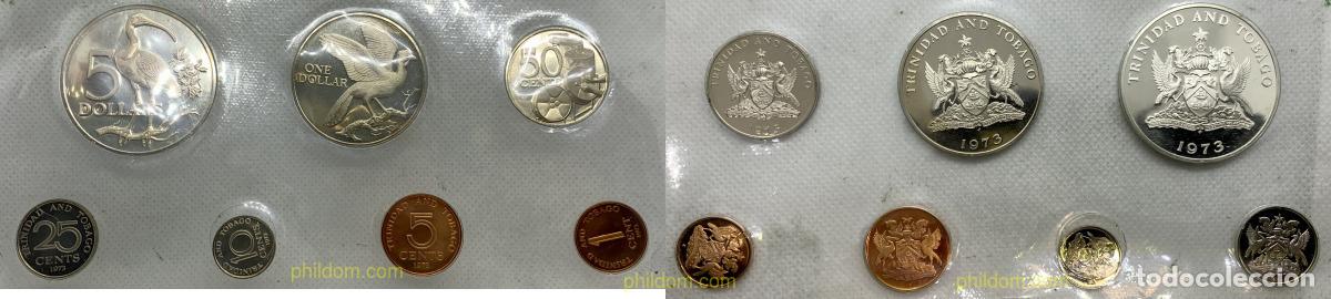 Monedas antiguas de Am&eacute;rica: 3318 TRINIDAD Y TOBAGO 1973 TRINIDAD AND TOBAGO 1973 SET