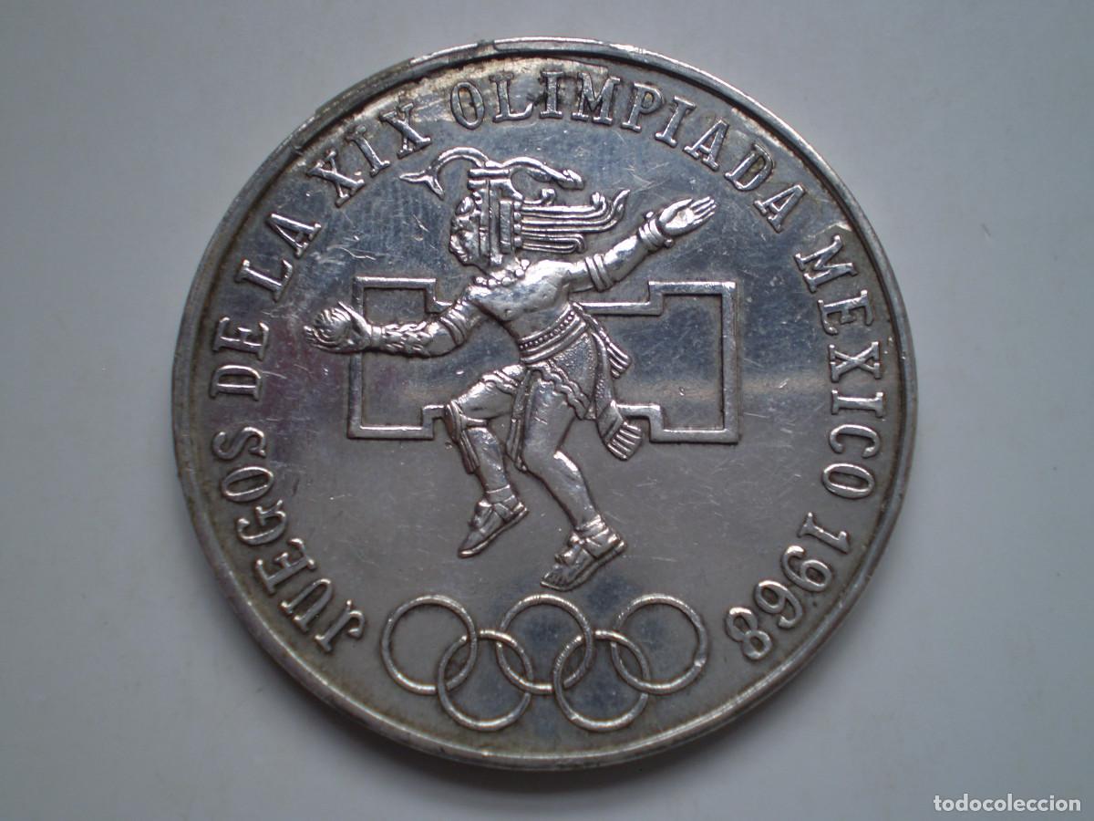 Monedas antiguas de Am&eacute;rica: 25 PESOS 1968 Mexico. Juegos de la XIX Olimpiada Mexico 22,5 gr de Plata 720.