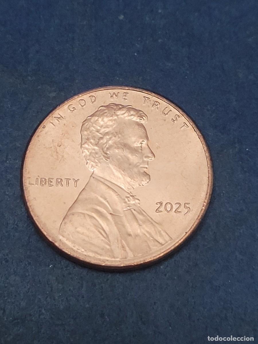 Monedas antiguas de Am&eacute;rica: Moneda 1 centavo 2025 sin ceca Estados Unidos