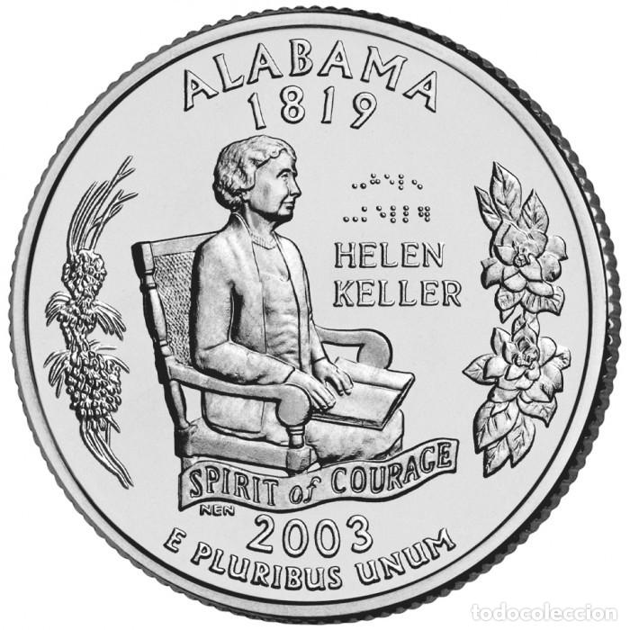 Monedas antiguas de Am&eacute;rica: ESTADOS UNIDOS - 1/4 DOLAR 2003 KM344 ALABAMA