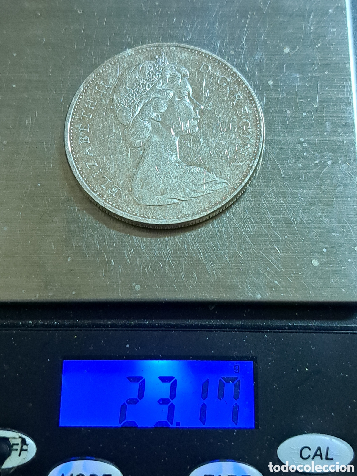 Monedas antiguas de Am&eacute;rica: D&oacute;lar de plata a&ntilde;o 1965 de Canad&aacute; - Foto 3