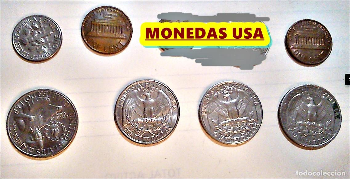 Monedas antiguas de Am&eacute;rica: 6 MONEDAS EEUU. VER FOTOS