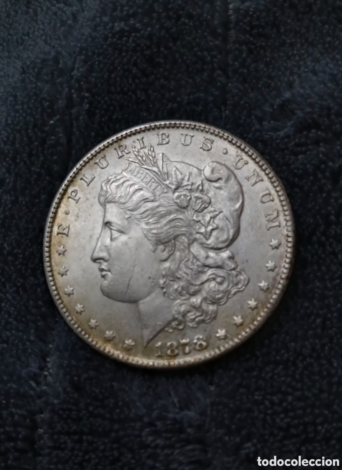 Monedas antiguas de Am&eacute;rica: DOLAR PLATA MORGAN 1878 S ( SIETE PLUMAS) NUEVO