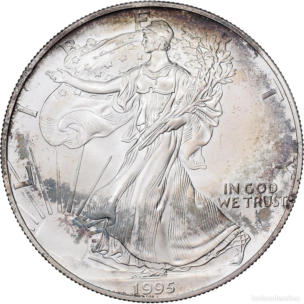 Monedas antiguas de Am&eacute;rica: [#1213988] Estados Unidos, Dollar, 1995, Philadelphia, Plata, EBC+, KM:273