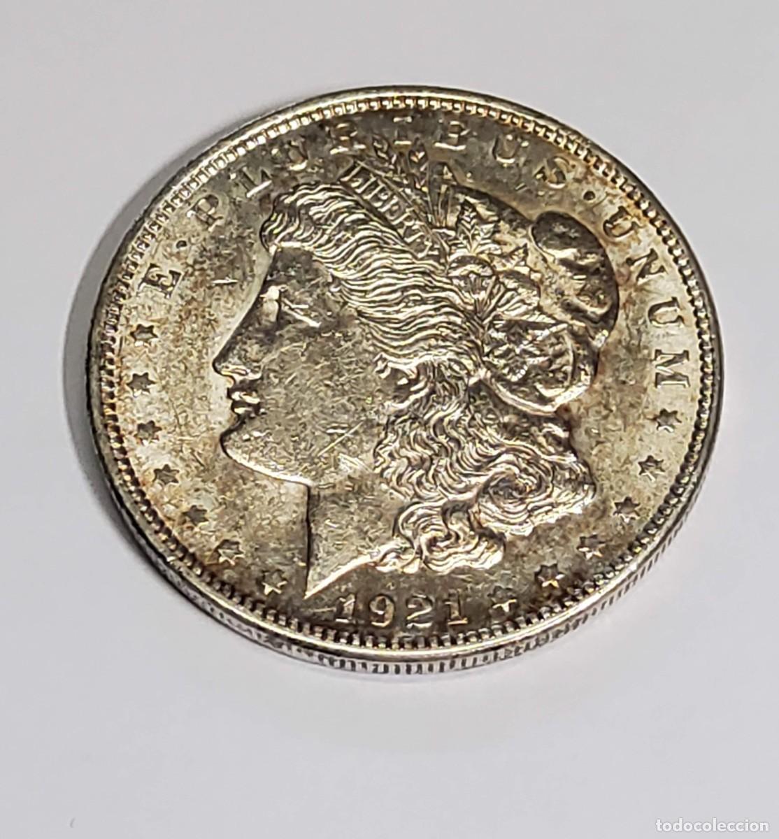 Monedas antiguas de Am&eacute;rica: 1 DOLAR DE PLATA DE ESTADOS UNIDOS DE 1921.SIN CIRCULAR