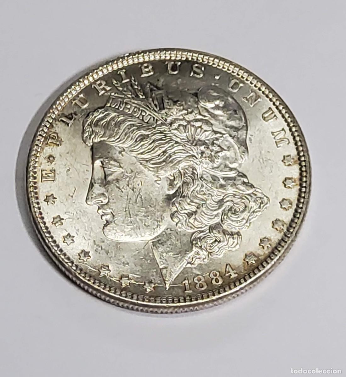 Monedas antiguas de Am&eacute;rica: 1 DOLAR DE PLATA DE ESTADOS UNIDOS DE 1884.SIN CIRCULAR
